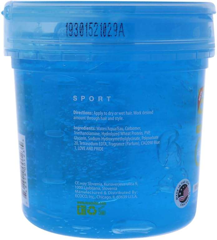Nvey Eco Styling Gel, Sport, Clean Scent, 16 Fl Oz - Image 2