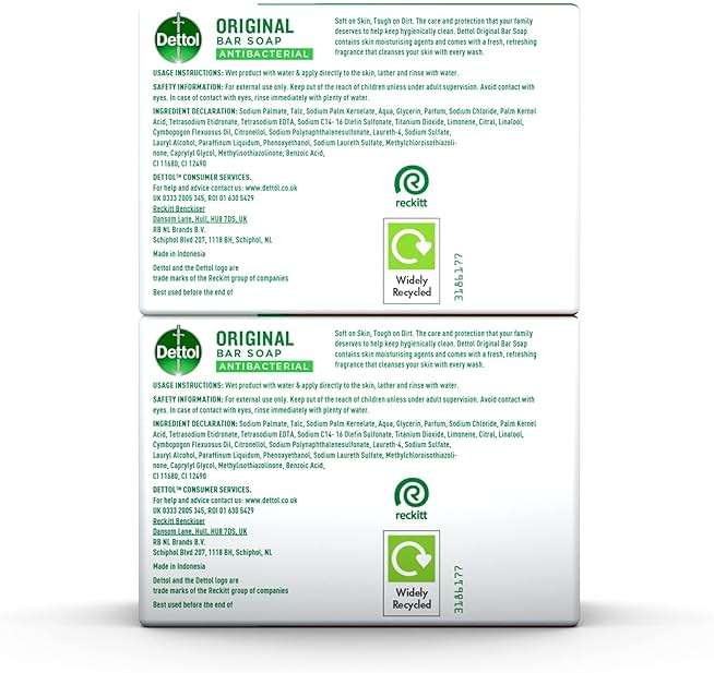 Dettol Anti Bacterial Original Soap 100g Twin Pack Dermatologically Tested - Image 6
