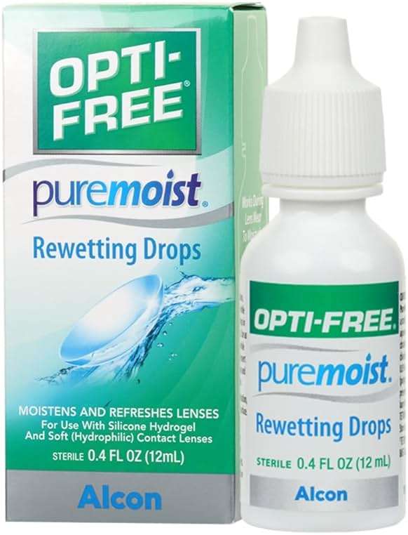 Opti-Free Puremoist Rewetting Drops, 12-mL - Image 1