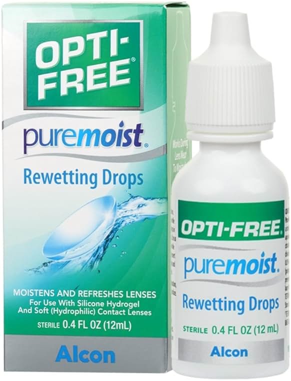 Opti-Free Puremoist Rewetting Drops, 12-mL - Product Image