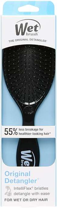 Wet Brush Original Detangling Hair Brush, Classic Black - Ultra-Soft IntelliFlex Bristles - Detangler Brush Glide Through Tangles With Ease For All- For Women, Men, Wet & Dry Hair - Image 11
