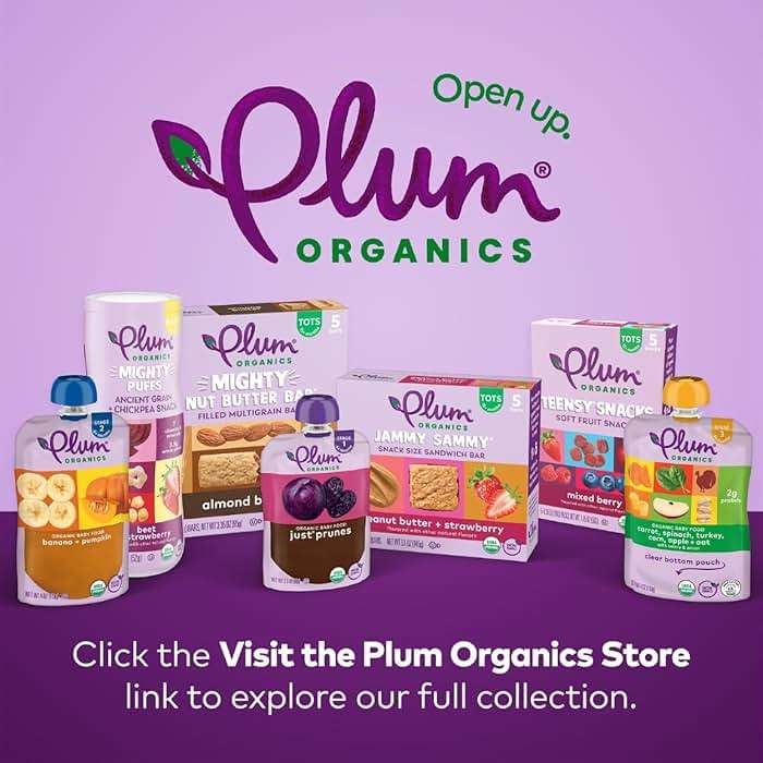 Plum Organics - 4+ Months Organic Baby Food Pouches - Just Punes - Non-GMO - Fruit & Veggie Blends On-The-Go Pouches for Baby & Toddler Meals - Quality Tested Ingredients - 3.5 oz (Pack Of 12) - Image 6
