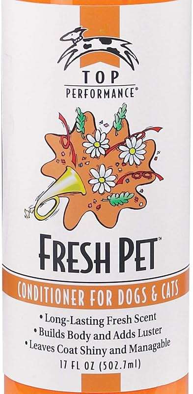 Top Performance Fresh Pet Conditioner to Reduce Mats and Tangles, 17 Oz. Size – Conditioning Formula Gives Coats Sheen - Image 2