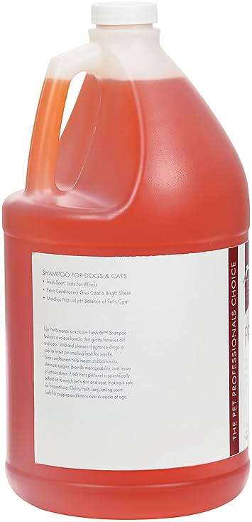 Top Performance Fresh Pet Shampoo, 1-Gallon,Black - Image 3