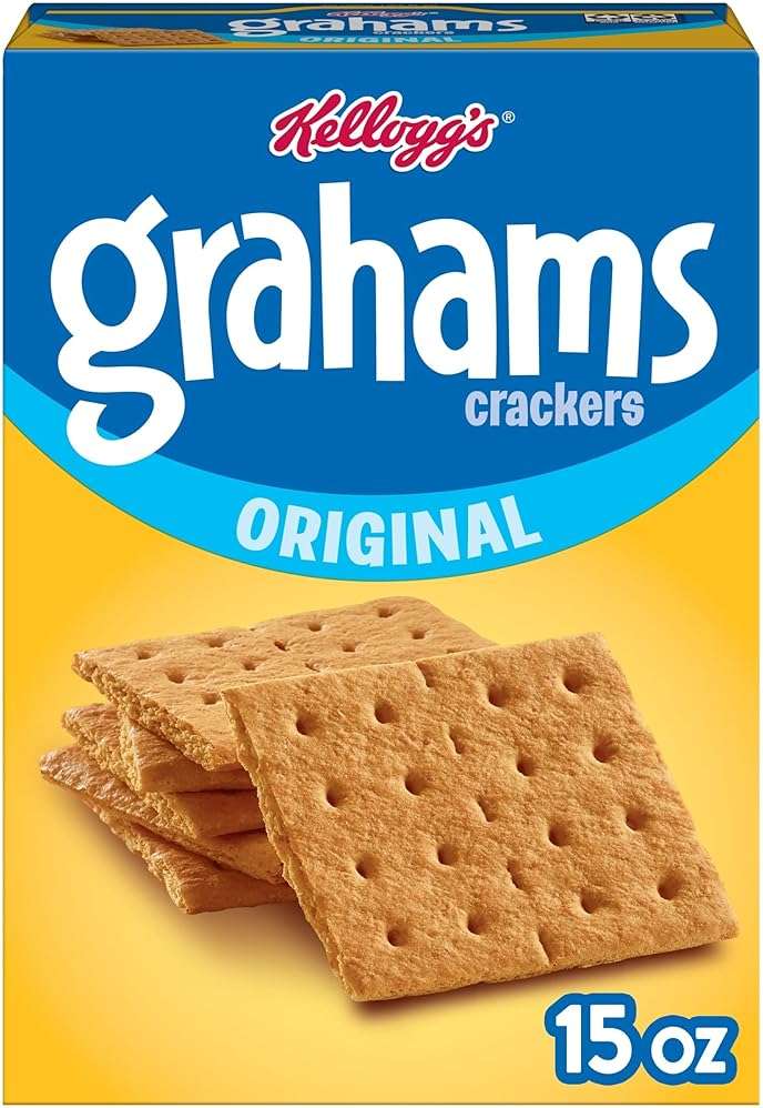 Kellogg's Grahams Crackers, Original, Easy Snacks, 15oz Box - Image 1