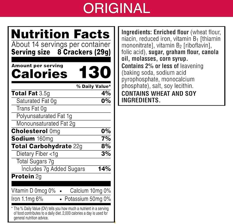 Kellogg's Grahams Crackers, Original, Easy Snacks, 15oz Box - Image 2