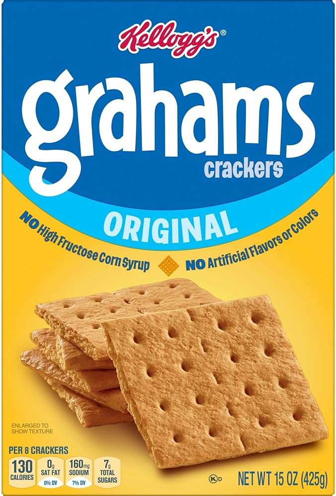 Kellogg's Grahams Crackers, Original, Easy Snacks, 15oz Box - Image 6