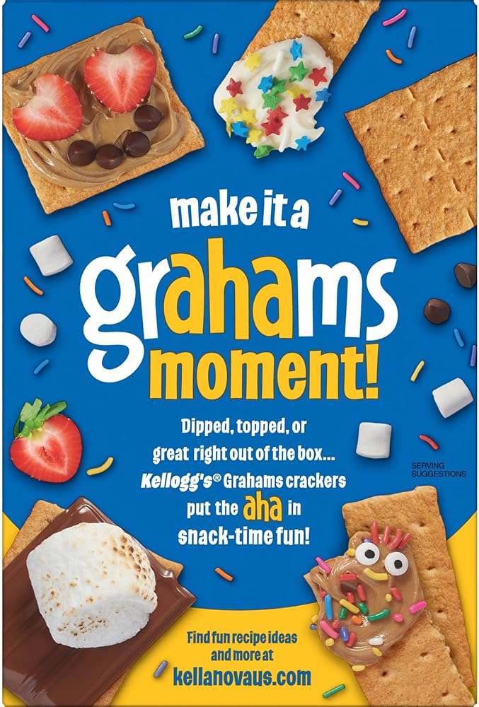 Kellogg's Grahams Crackers, Original, Easy Snacks, 15oz Box - Image 7