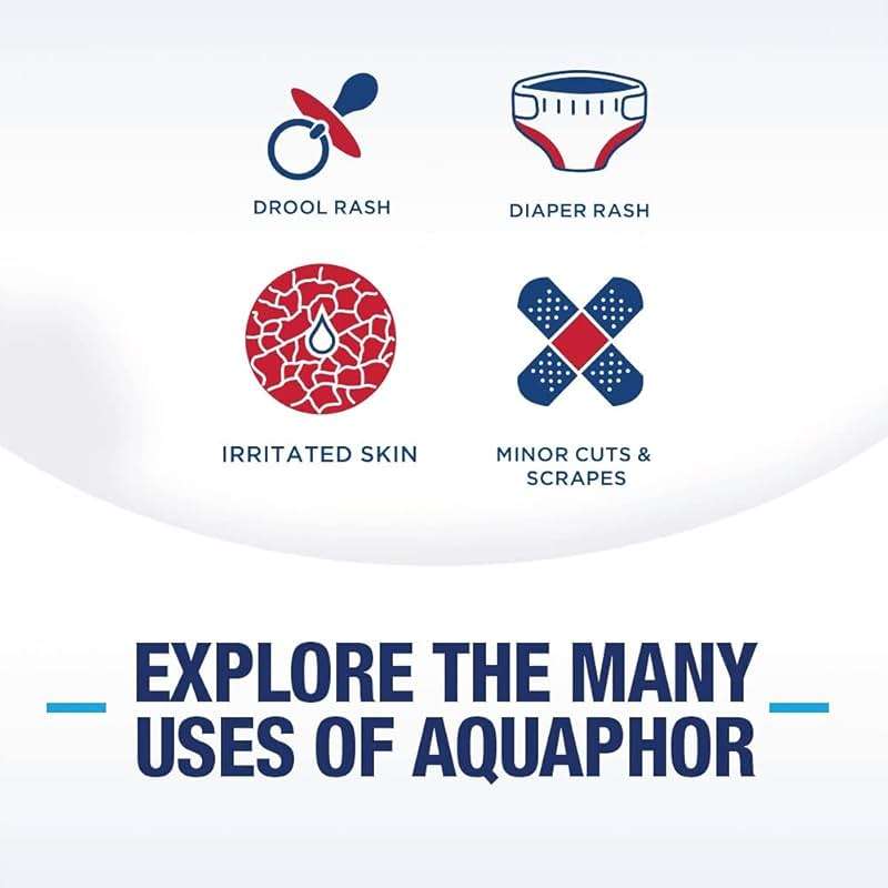Aquaphor Baby Healing Ointment Advanced Therapy Skin Protectant for Chapped or Dry Skin, Drool Rash and Diaper Rash Ointment, 14 Oz Jar - Image 6