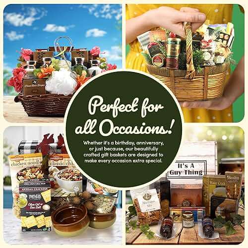 Gift Basket Village: Group Therapy Deluxe Gourmet Gift - Cutting Board, Sausages, Cheeses, Snacks & More - Image 5