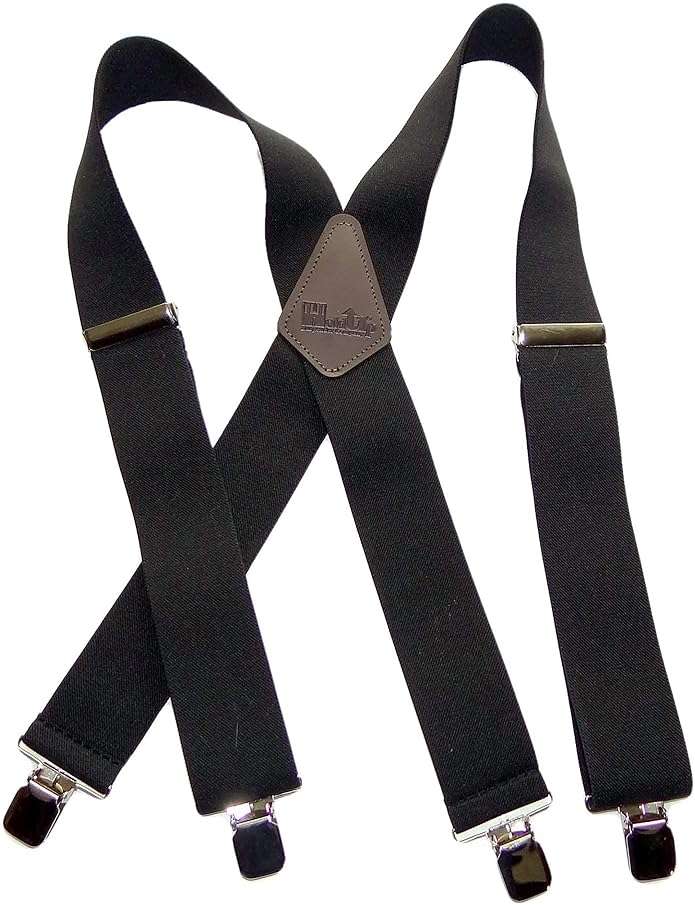 Hold-Up Suspender Co. Holdup 2" Wide Contractor Suspenders for Men with Patented No-slip metal clip. - Image 1