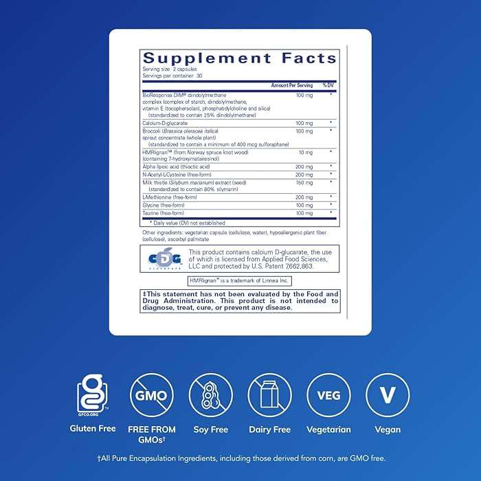 Pure Encapsulations DIM Detox | Supplement Support for Detoxification and Cellular Health* | 60 Capsules - Image 2