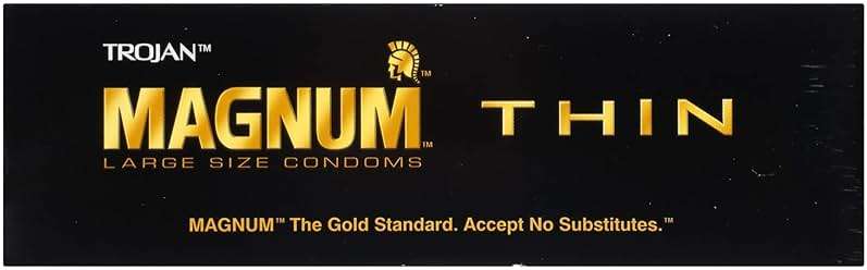 TROJAN Magnum Thin Condoms, Large Size Lubricated Magnum Condoms, 12 Count - Image 14