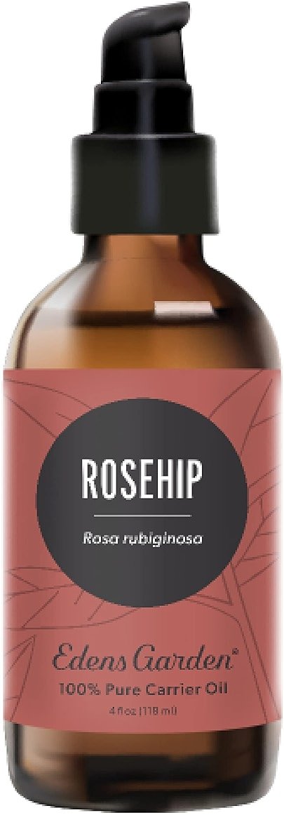 Edens Garden Rosehip Carrier Oil- 100% Pure Premium Cold Pressed & Hexane Free, Natural Moisturizer For Face, Skin, Body, Hair & Nails, Massage- Diluting Essential Oils & Aromatherapy 118 ml (4 fl oz) - Product Image