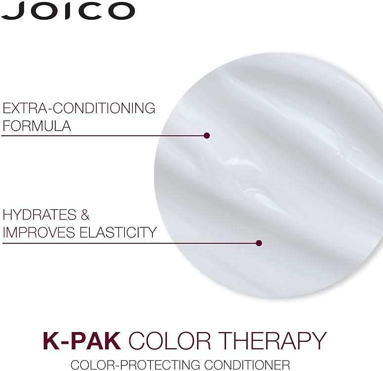 Joico K-PAK Color Therapy Color-Protecting Shampoo & Conditioner Set | For Color-Treated Hair | Boost Shine | Improve Elasticity | Repair Breakage | Rebuild Damaged Hair | With Keratin & Argan Oil - Image 7