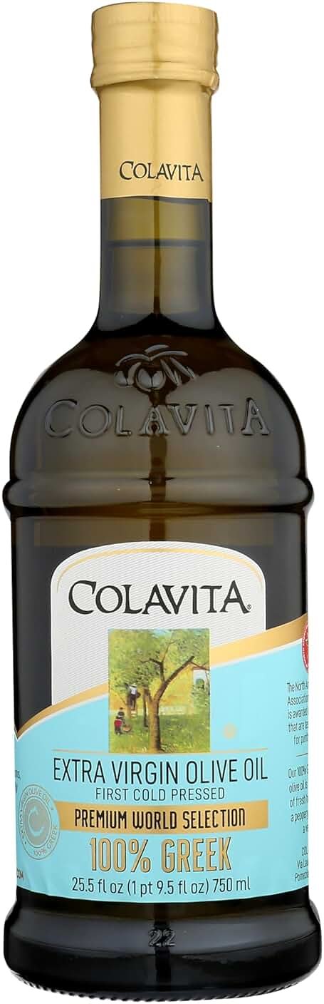 Colavita 100% Greek Extra Virgin Olive Oil, 25.5-Ounce - Product Image