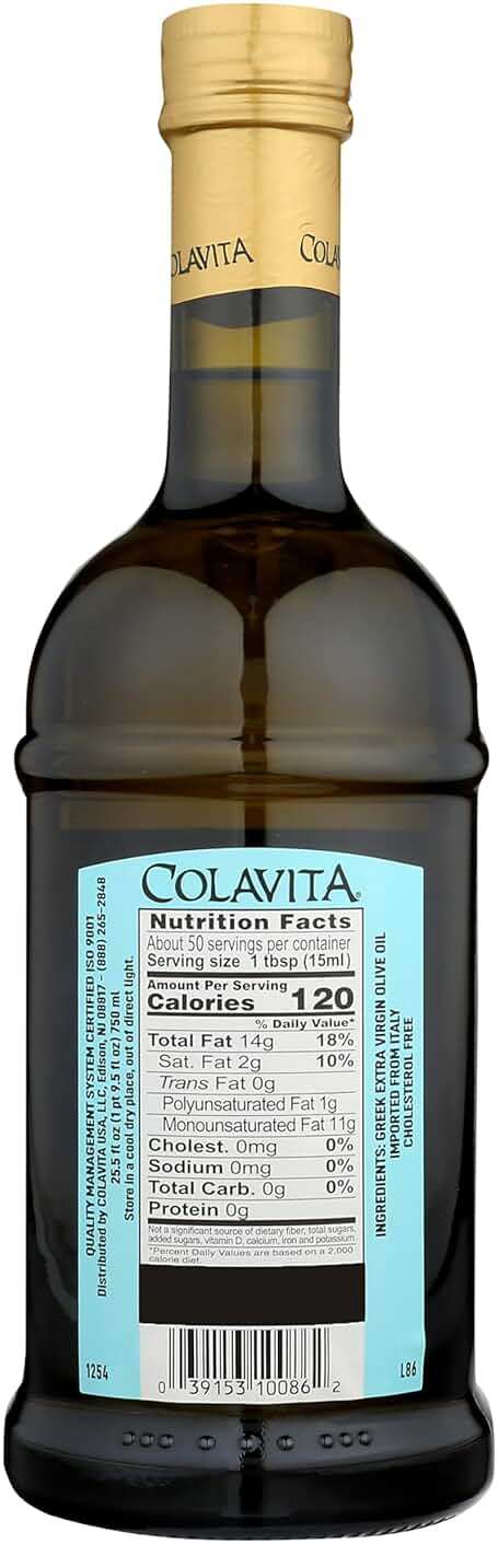 Colavita 100% Greek Extra Virgin Olive Oil, 25.5-Ounce - Image 2