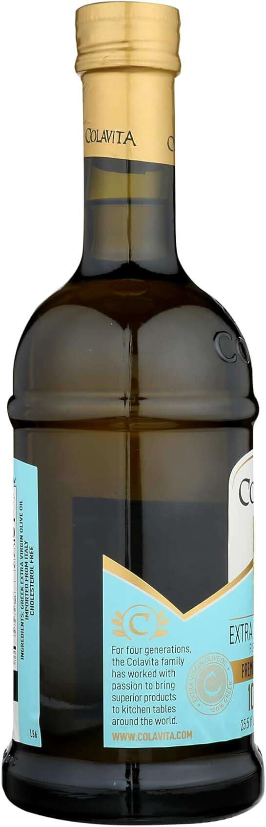 Colavita 100% Greek Extra Virgin Olive Oil, 25.5-Ounce - Image 4