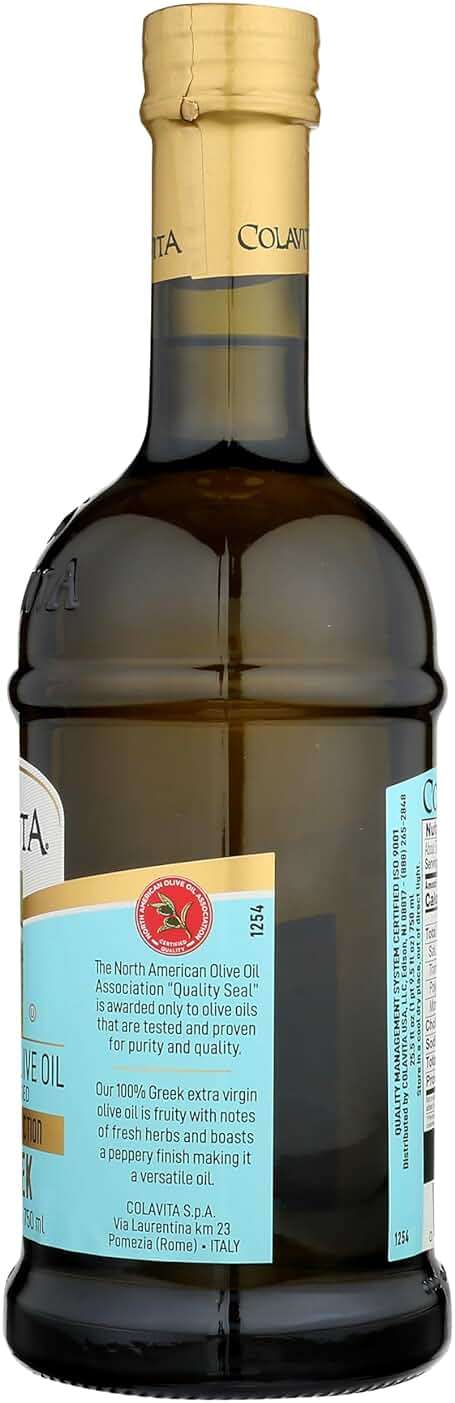 Colavita 100% Greek Extra Virgin Olive Oil, 25.5-Ounce - Image 5