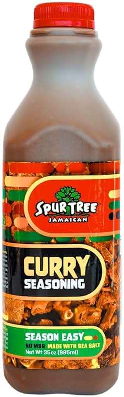 Spur Tree Jamaican Curry Seasoning – Experience Authentic Jamaican Taste – All-Natural And Fresh Ingredients – Curry Seasoning Jamaican – Curry Jamaican (35 Oz) - Image 1