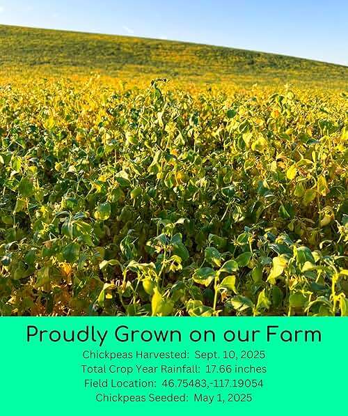 Palouse Brand Certified Glyphosate Residue Free Chickpeas and Brown Lentils | 10 LBS Total | Family Farmed in Washington State | Non-GMO Project Verified | Kosher | Field Traced (5 Pound, Pack of 2) - Image 3