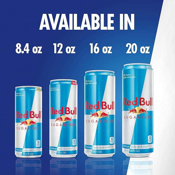 Red Bull Sugar Free Energy Drink with 80mg Caffeine plus Taurine & B Vitamins, 8.4 Fl Oz, 6 Packs of 4 Cans (Pack of 24) - Image 7
