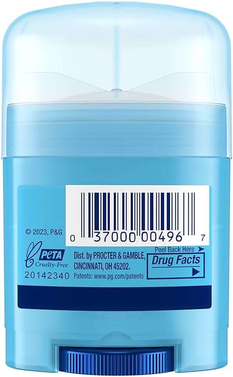 Secret Outlast Antiperspirant Deodorant for Women, 72hr Sweat & Odor Protection, PH Balancing Minerals, Invisible Solid, Completely Clean Scent, Travel Size, 0.5 oz - Image 9