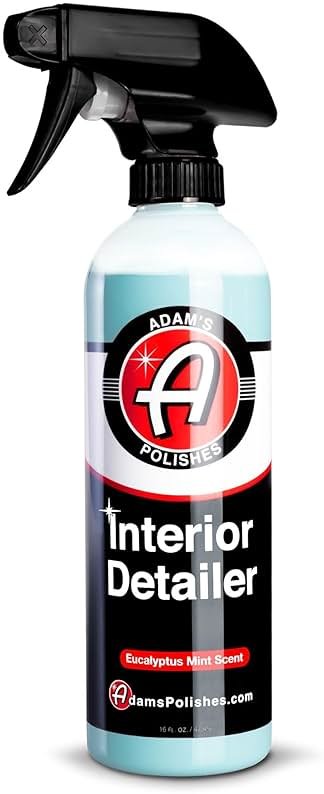 Adam's Polishes Interior Detailer 16oz - Total Car Interior Cleaner, Protectant & Dressing, All Purpose Cleaner & Leather Conditioner, Vinyl, Dashboard, Screen, Seat Cleaner & More - Product Image