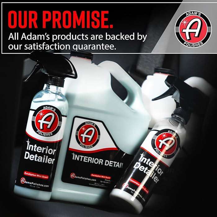 Adam's Polishes Interior Detailer 16oz - Total Car Interior Cleaner, Protectant & Dressing, All Purpose Cleaner & Leather Conditioner, Vinyl, Dashboard, Screen, Seat Cleaner & More - Image 7