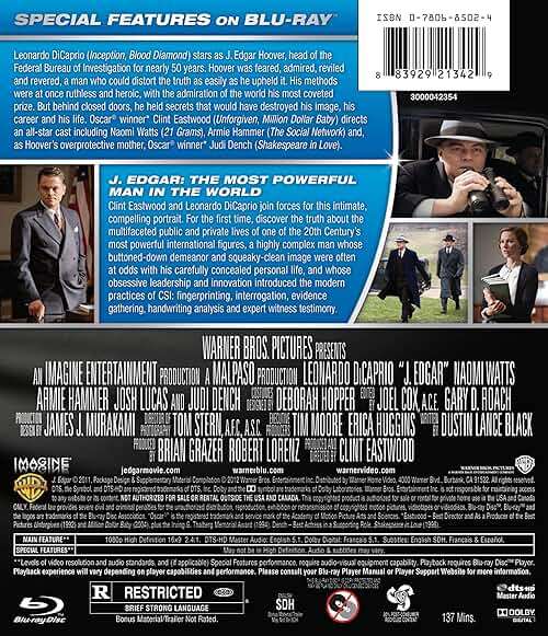 J. Edgar (Blu-ray) - Image 2