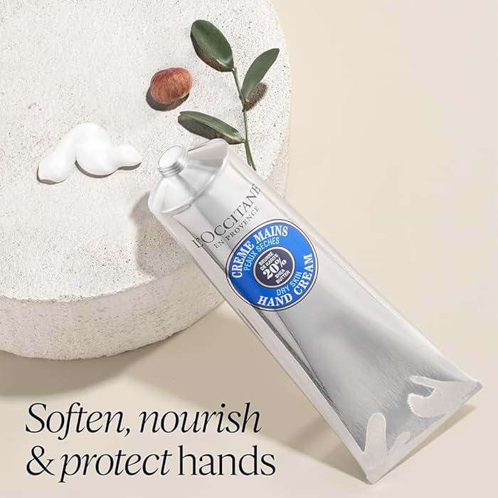 L'OCCITANE 20% Organic Shea Butter Hand Cream, Nourishes & Protects Dry Hands, Fast-Absorbing, Non-Greasy, Leaves Skin Moisturized & Soft, Vegan - Image 2