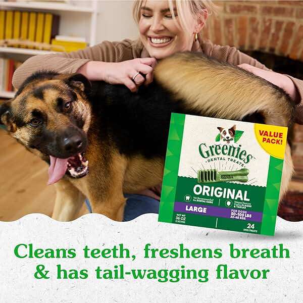 Greenies Original Large Dental Dog Treats, 36 oz. Pack (24 Treats) - Image 8