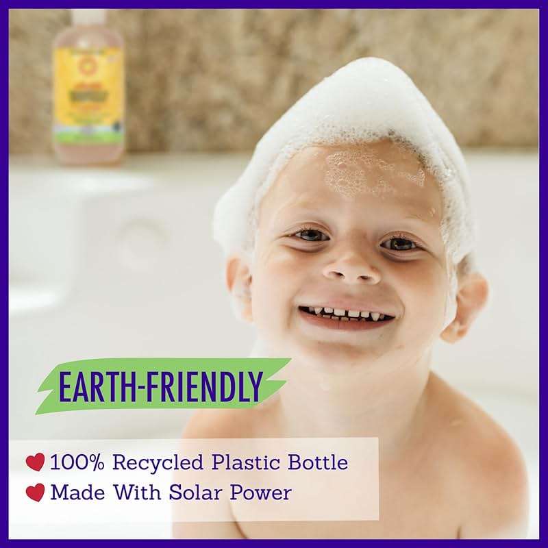 California Baby Calendula Baby Shampoo + Baby Wash | 100% Plant-Based | Soothing Lavender Body Wash Sensitive Skin | Hypoallergenic | 251 mL / 8.5 oz - Image 9