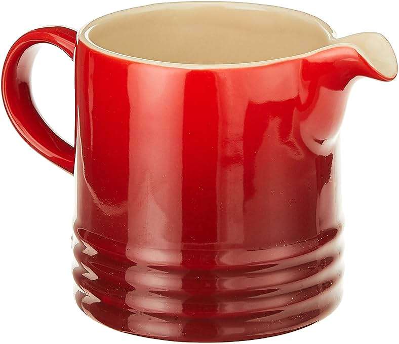 Le Creuset Stoneware Cream and Sugar, 2 pc. Set, Cerise - Image 3