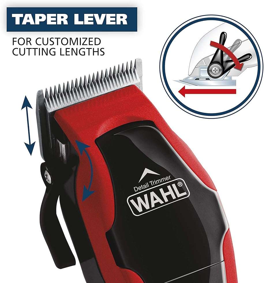 Wahl USA Clip ‘N Trim 2 in 1 Corded Hair Clipper with Pop Up Trimmer Kit, The Perfect Hair Clippers for Men’s Haircuts and Long Beard Touch Up Grooming – 79900-1501P - Image 7