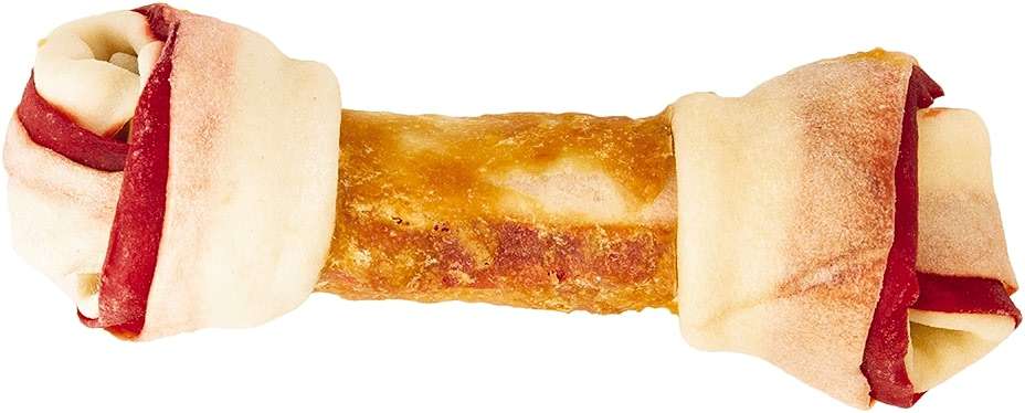 Good'n'Fun Good ’N’ Fun Triple Flavor Chews, Rawhide Treats For Dogs, 6-Inch Bone - Image 3