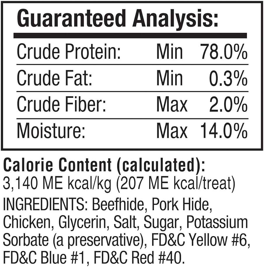 Good'n'Fun Good ’N’ Fun Triple Flavor Chews, Rawhide Treats For Dogs, 6-Inch Bone - Image 4