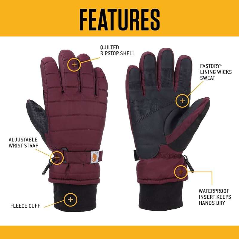 Carhartt Women's WA575 Women's Quilts Glove - Image 3