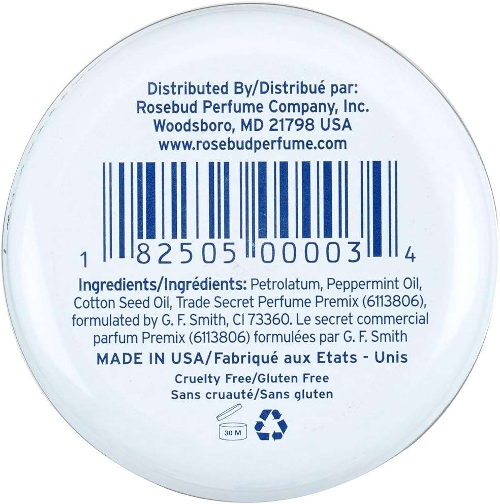 Lip Balm Tin - Minted Rose 0.8oz - Image 3
