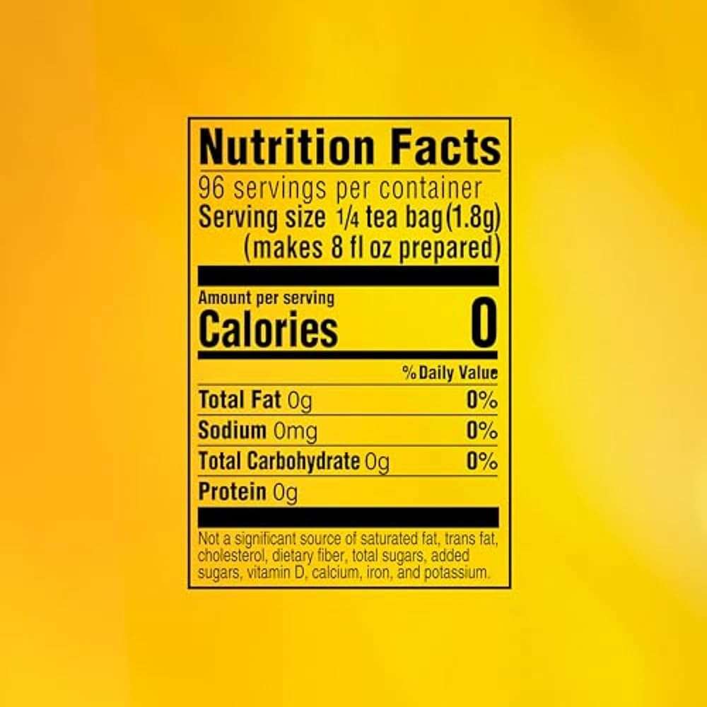 Lipton Decaf Black Iced Tea Bags, Family Size Zero Calories, 24 Total Tea Bags - Image 6