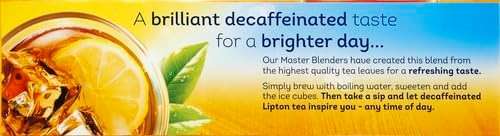 Lipton Decaf Black Iced Tea Bags, Family Size Zero Calories, 24 Total Tea Bags - Image 8