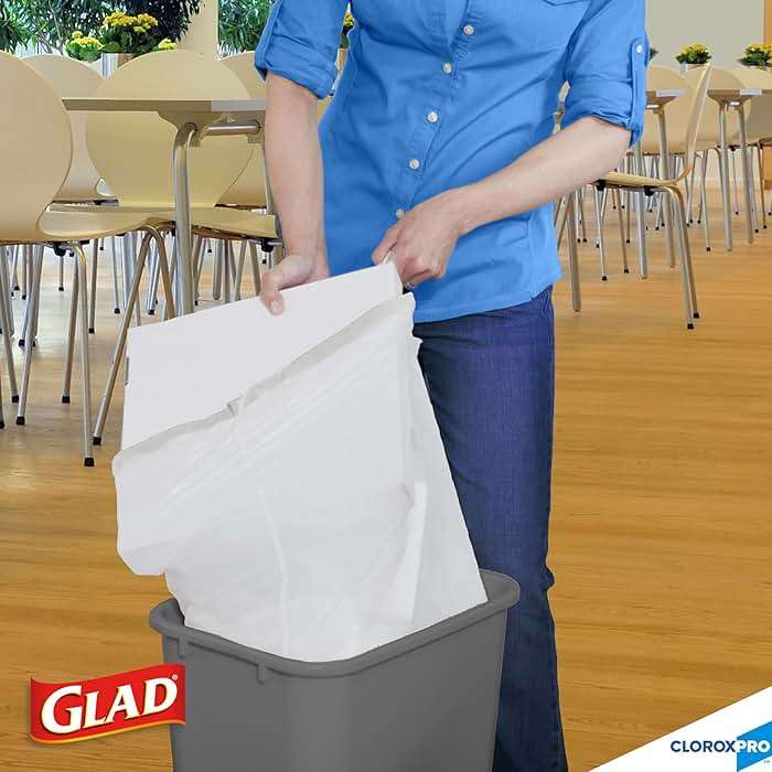 CloroxPro Glad ForceFlex Tall Drawstring Trash Bags, 13 Gal, 100 Ct (Pack May Vary) - Image 7
