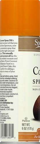 Spectrum Naturals Coconut Spray Oil, 6 fl oz - Image 9