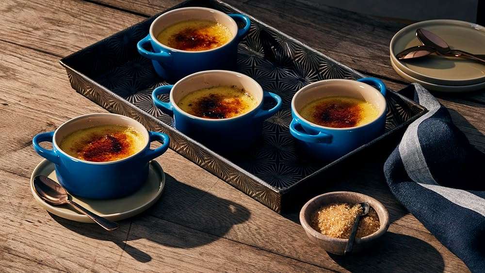 Le Creuset Stoneware Mini Round Cocotte, 8 oz., Marseille - Image 2