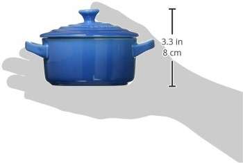Le Creuset Stoneware Mini Round Cocotte, 8 oz., Marseille - Image 3