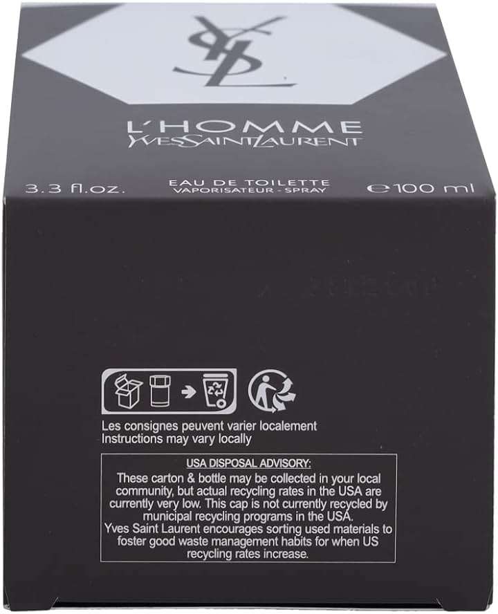 L'homme By Yves Saint Laurent Eau De Toilette Spray For Men 3.3 oz - Image 6