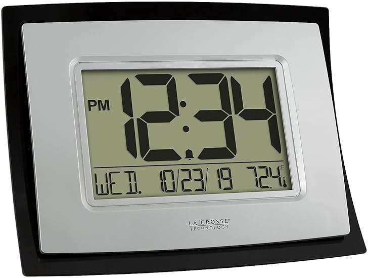 La Crosse Technology Wall/Table Clock, 6.85-inch H x 8.66-inch W x 0.95-inch D (WT-8002U) (WT-8002U-INT) - Image 5