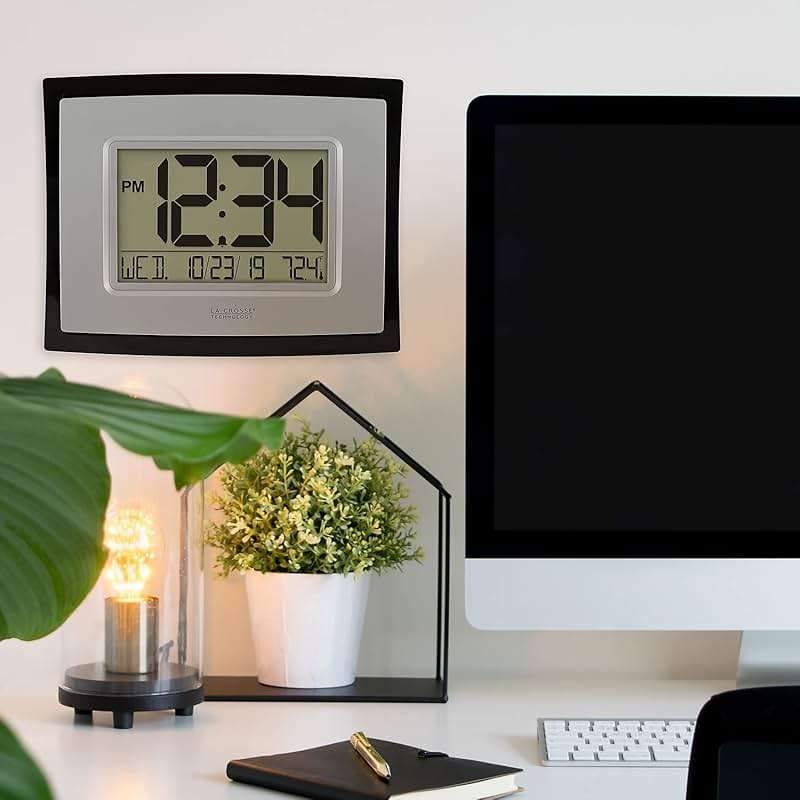 La Crosse Technology Wall/Table Clock, 6.85-inch H x 8.66-inch W x 0.95-inch D (WT-8002U) (WT-8002U-INT) - Image 7