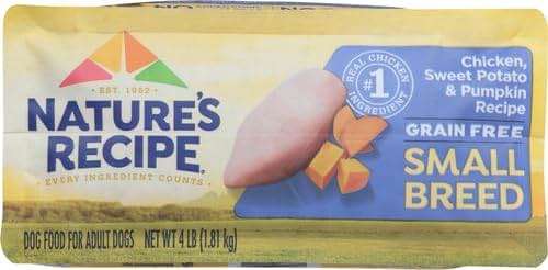 Nature's Recipe Grain Free Small Breed Dry Dog Food, Chicken, Sweet Potato & Pumpkin Recipe, 4 lb. Bag - Image 13