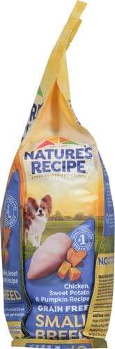 Nature's Recipe Grain Free Small Breed Dry Dog Food, Chicken, Sweet Potato & Pumpkin Recipe, 4 lb. Bag - Image 16